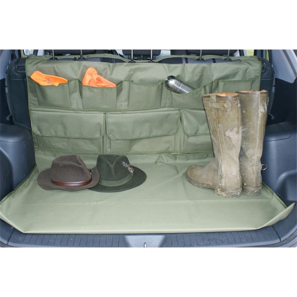 Serviteur multi poches pour coffre et bâche de protection kaki