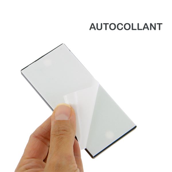 2 Catadioptres rectangulaires blancs Feu Vert