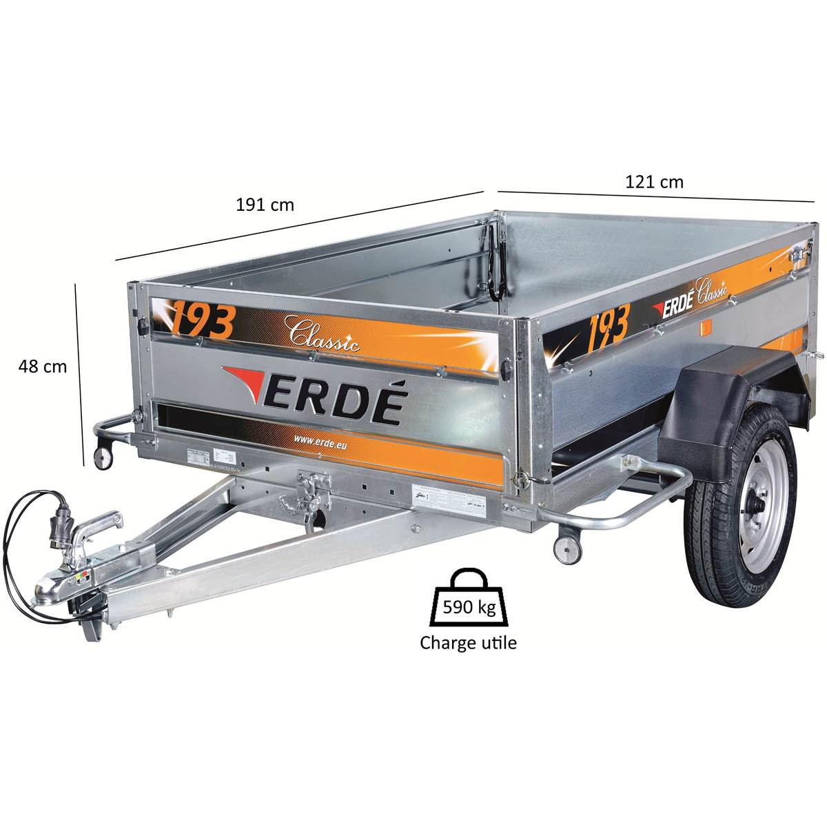 Remorque Erdé 193