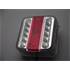 Feu arrière 4 fonctions LED + Catadioptre