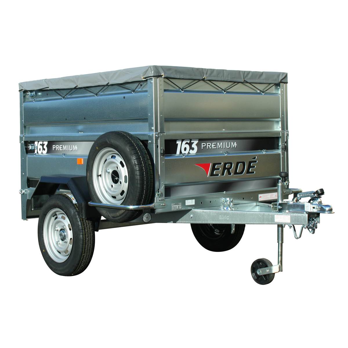 Remorque Erdé 163 Série Premium Sur-équipée