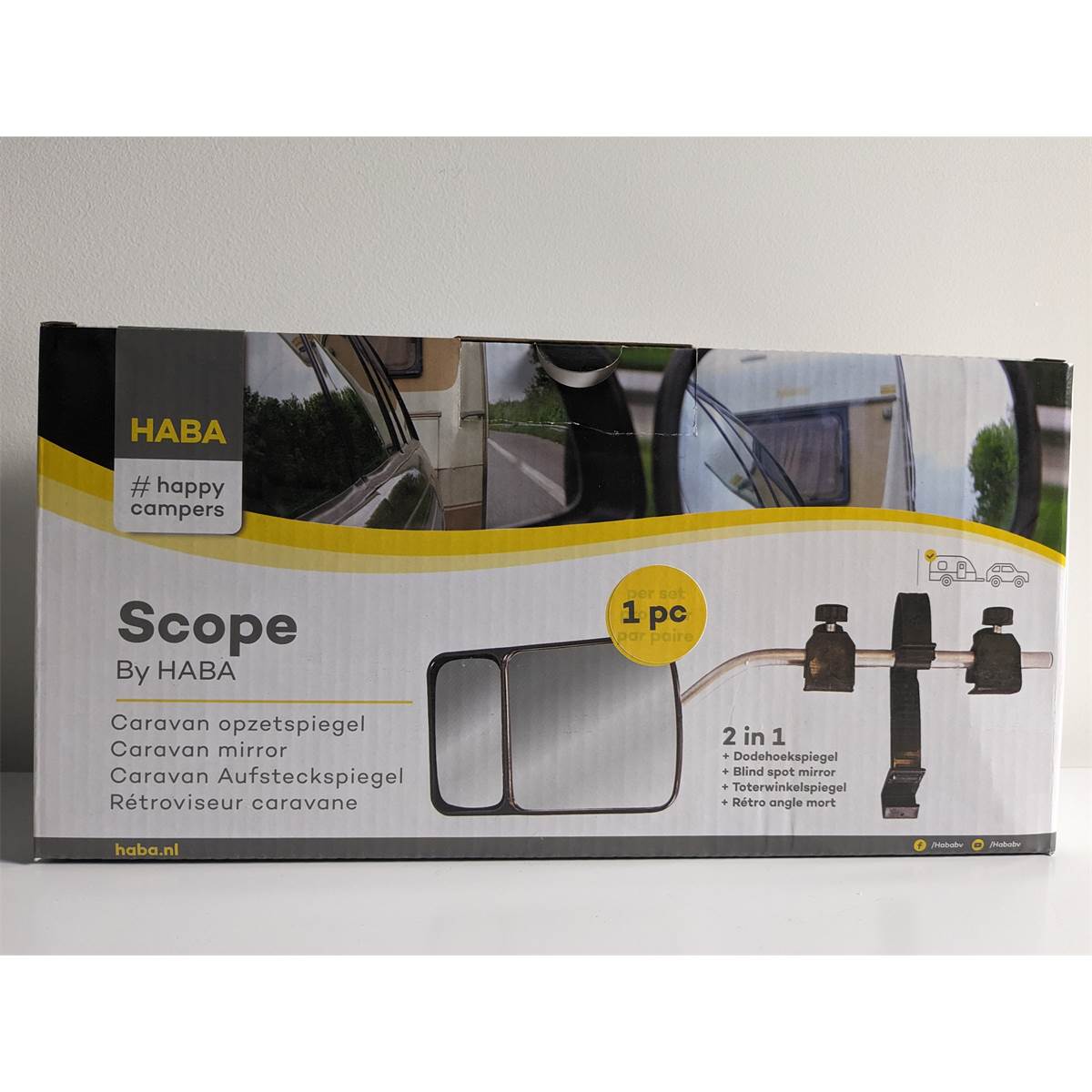 Rétroviseur 2 En 1 Pour Caravane Scope