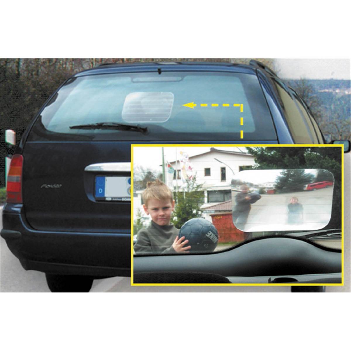 L21d voiture auto Angle Mort Miroir Rétroviseur Extérieur Aveugle Miroir fahrschulspiegel