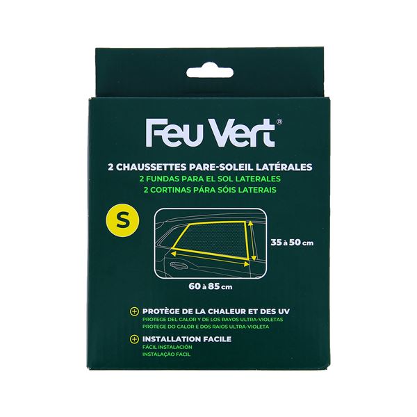 2 rideaux "chaussette" taille S FEU VERT