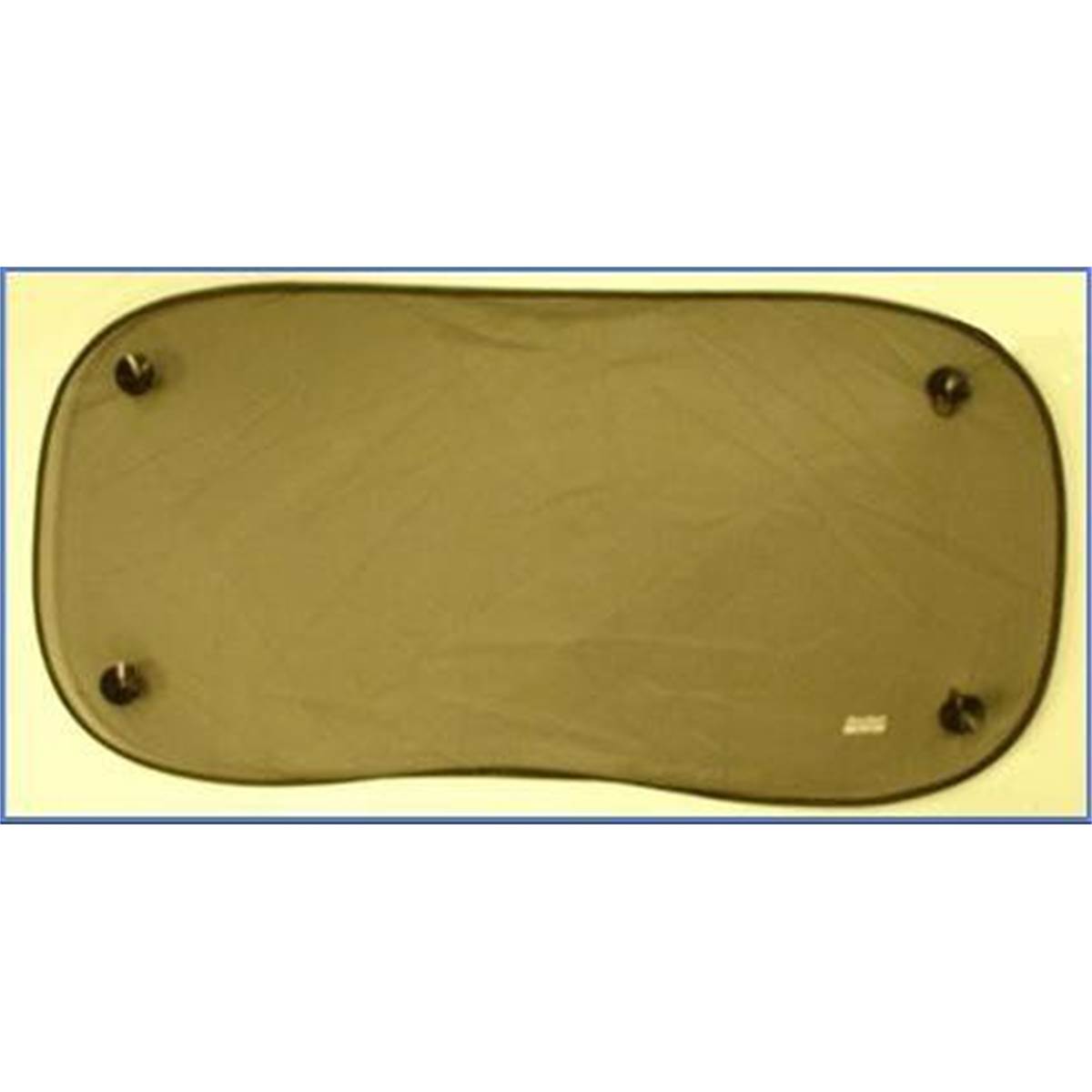 Rideau Lunette Arrière Noir 100x50 Cm