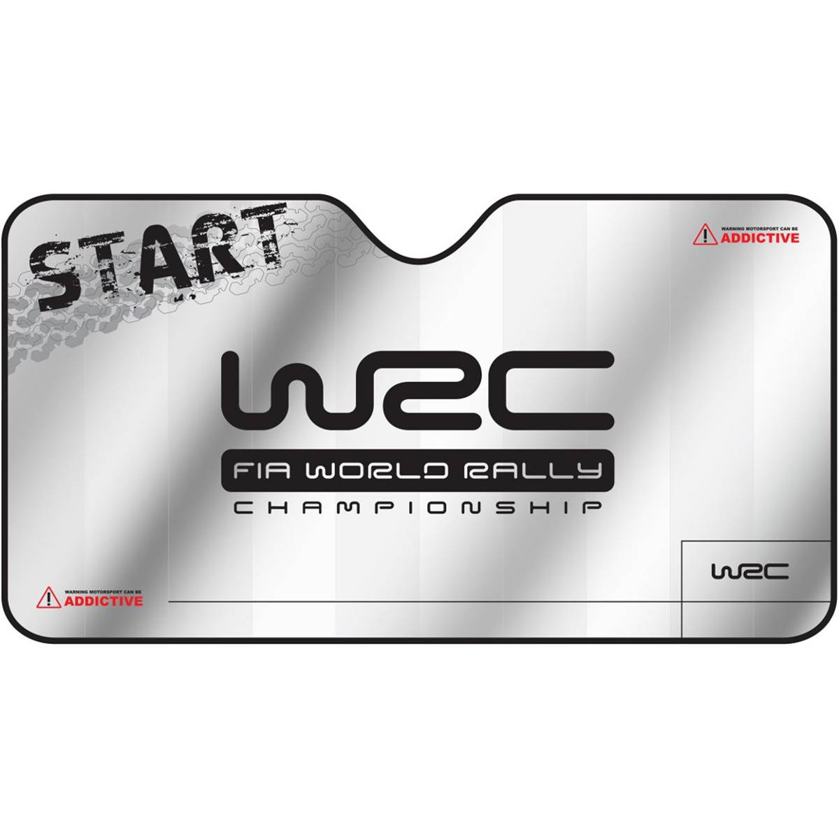 Pare-soleil Aluminium Wrc Taille M 60 X 110 Cm