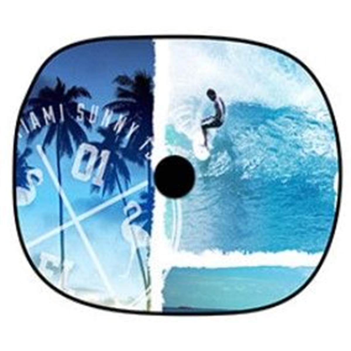 2 Rideaux Latéraux 45x36 Cm Longboard Beach