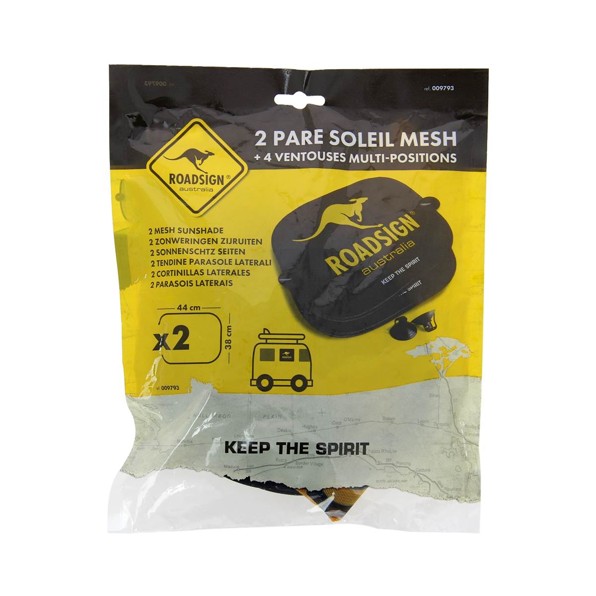 2 Rideaux Latéraux 44x36 Cm Roadsign