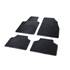 4 tapis semi sur-mesure moquette noire T2 CONTACT
