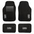 4 tapis moquette universels noir WRC