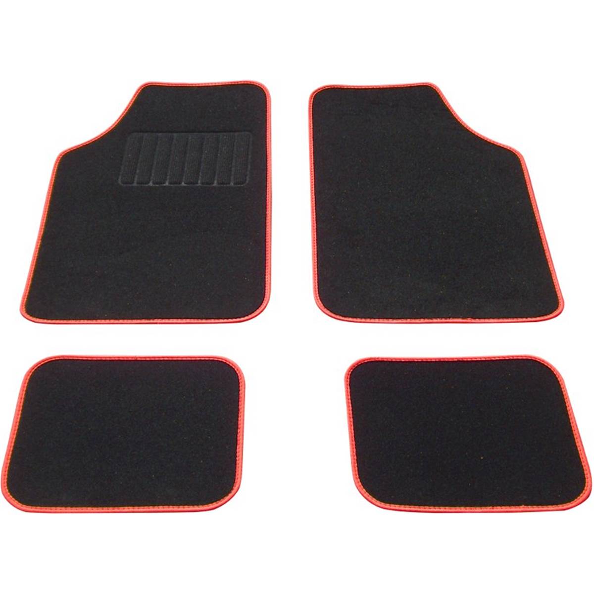 Jeu De Tapis (4 pièces) Moquette Universel Plug Gris