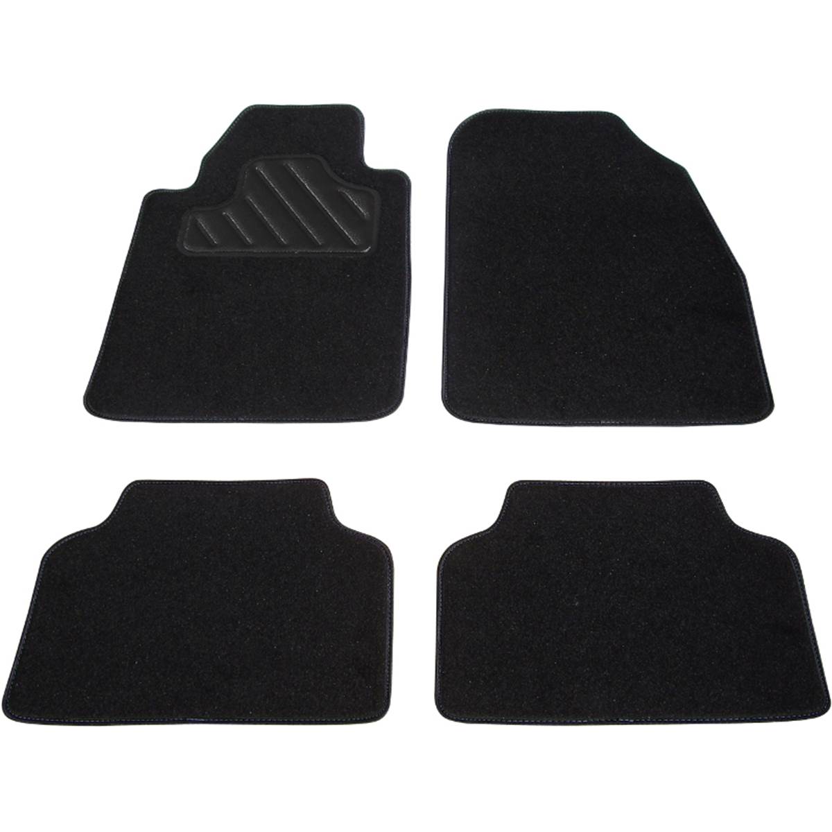 Tapis (4 pièces) Moquette Universels Couture Gris