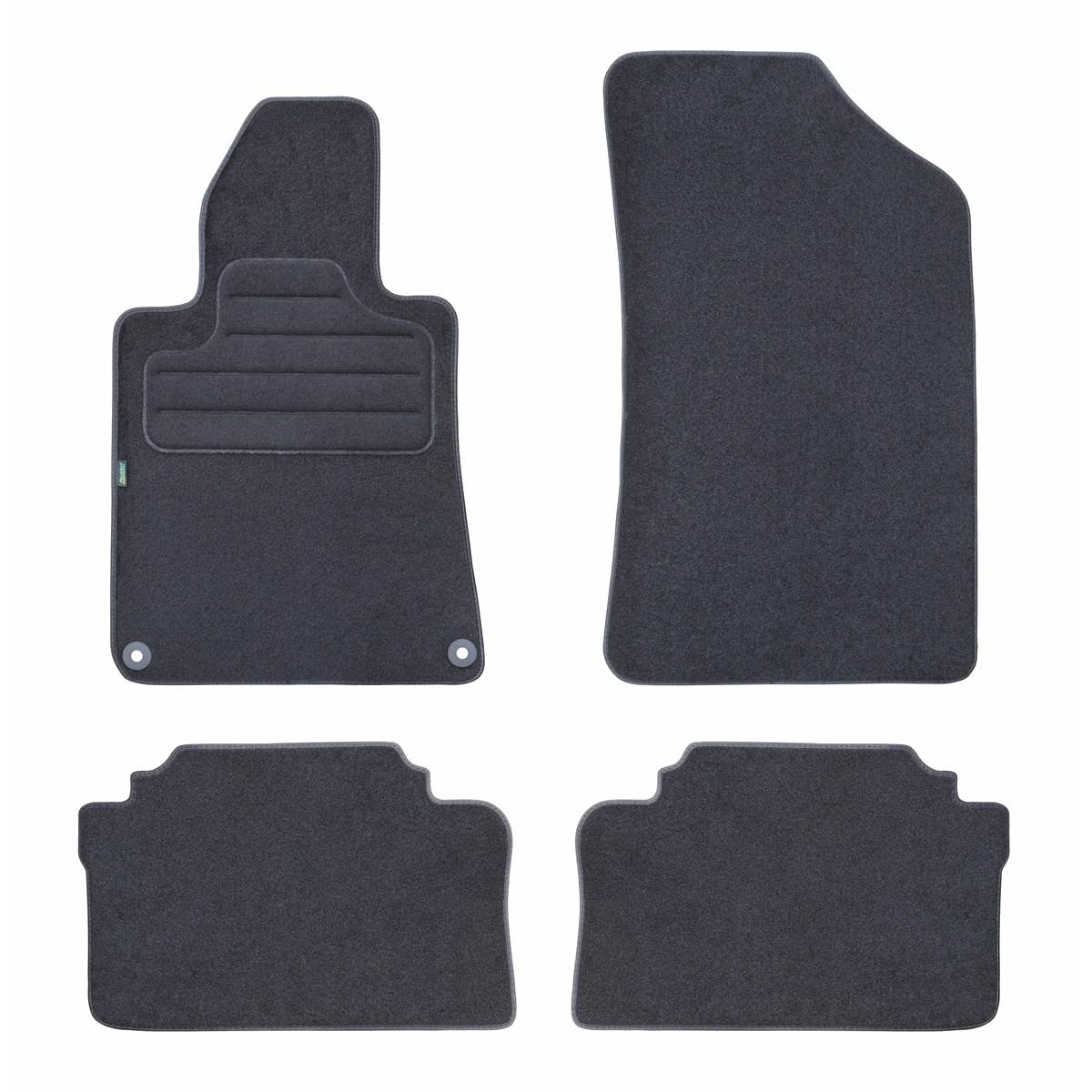 4 tapis SUR MESURE pour Peugeot 508 Feu Vert