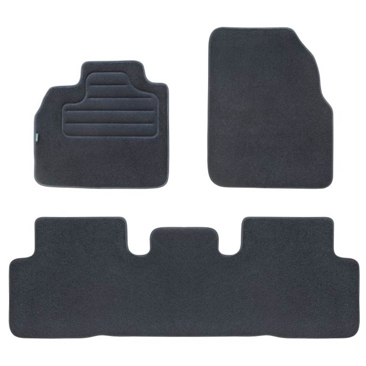 3 tapis avec pont SUR MESURE pour Renault Scénic version 2 Feu Vert