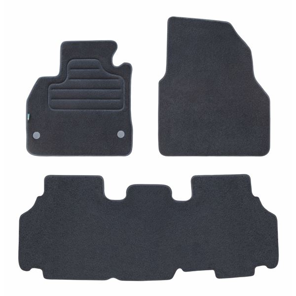3 tapis avec pont SUR MESURE pour Renault Kangoo version 2 Feu Vert