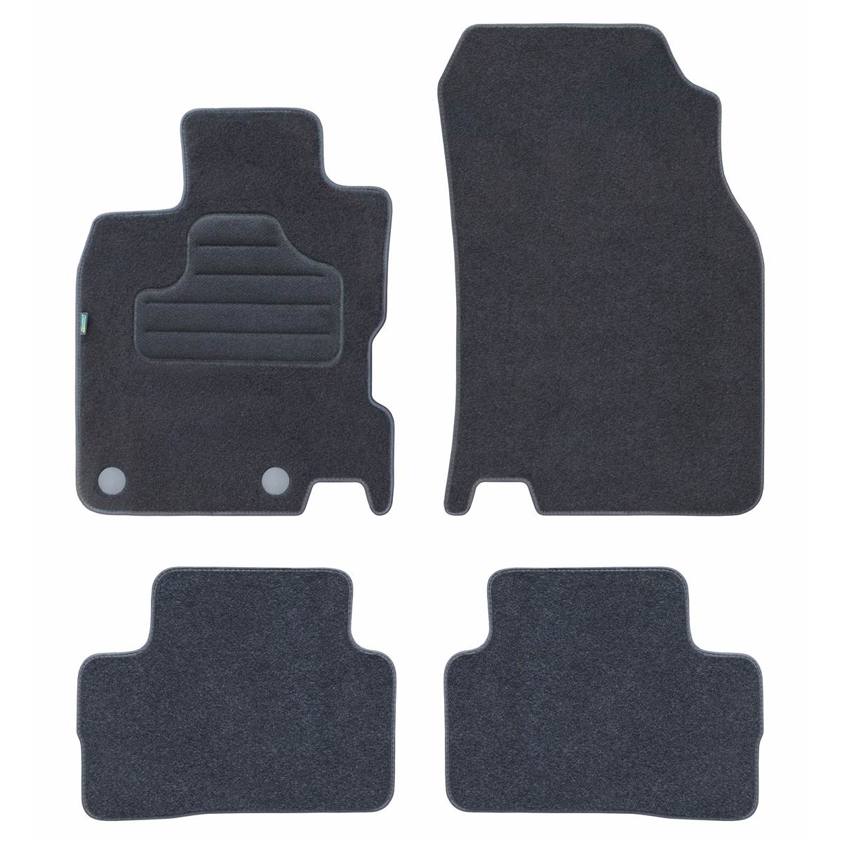 Tapis (4 pièces) Sur Mesure Pour Renault Kadjar Feu Vert