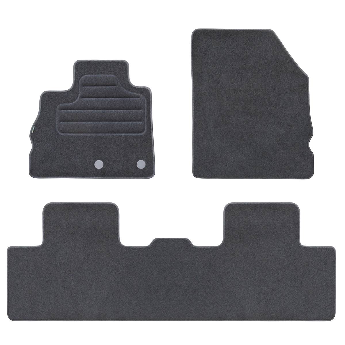 3 Tapis avec pont de voiture FEU VERT pour Renault Scenic