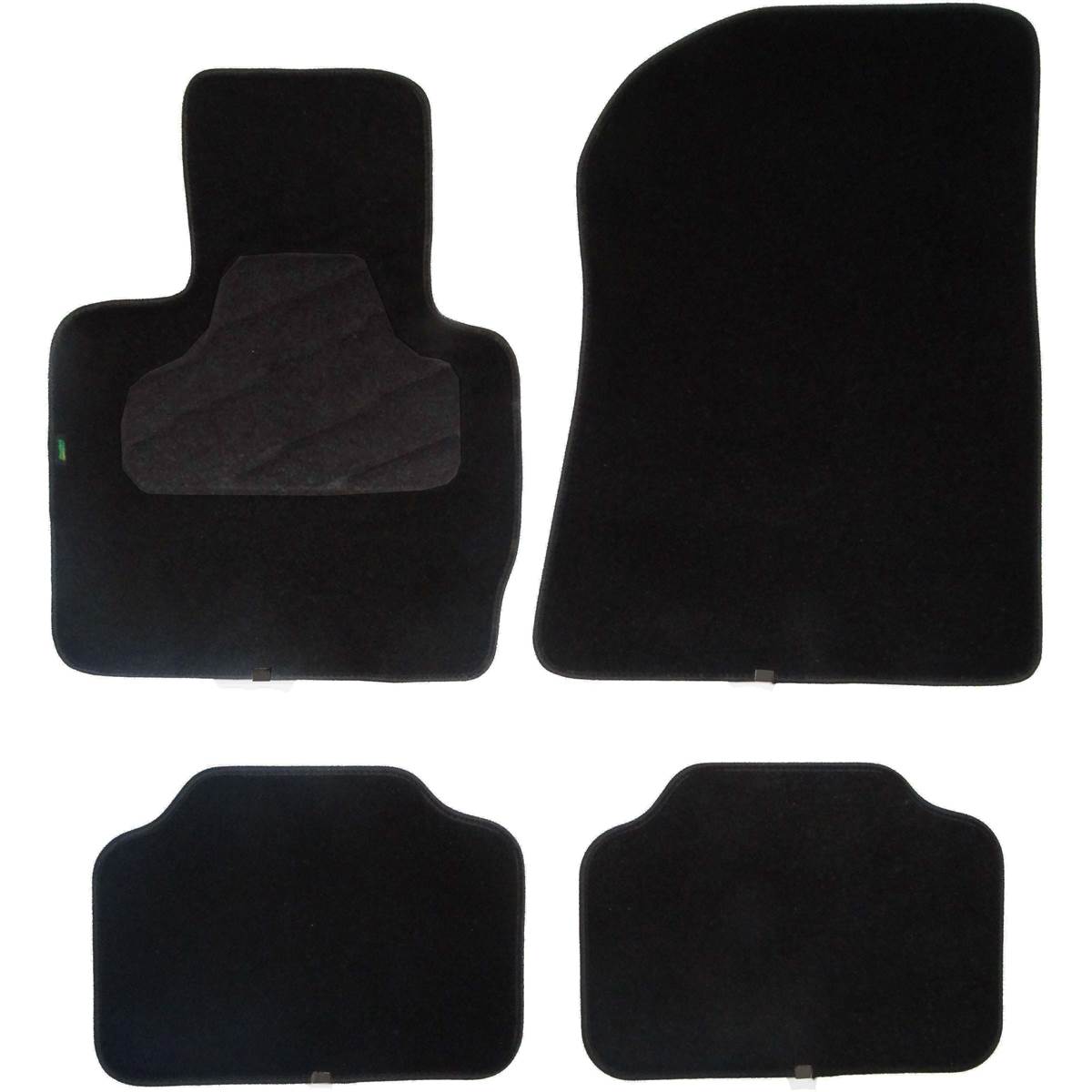 Tapis (4 pièces) De Voiture Adaptés Constructeur Pour Véhicules Bmw Et Mini Cooper Feu Vert