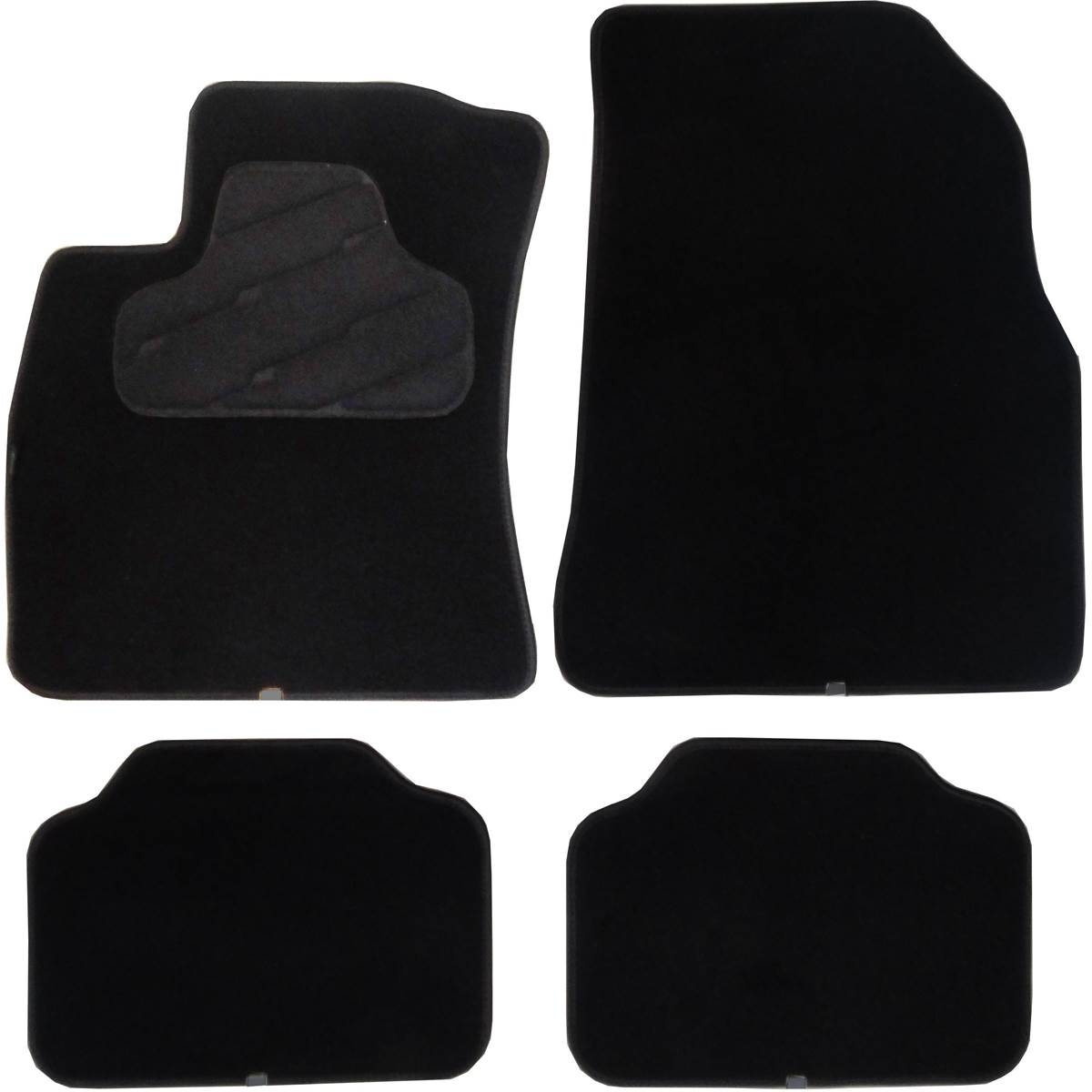 Tapis (4 pièces) De Voiture Adaptés Constructeur Pour Véhicules Fiat Feu Vert