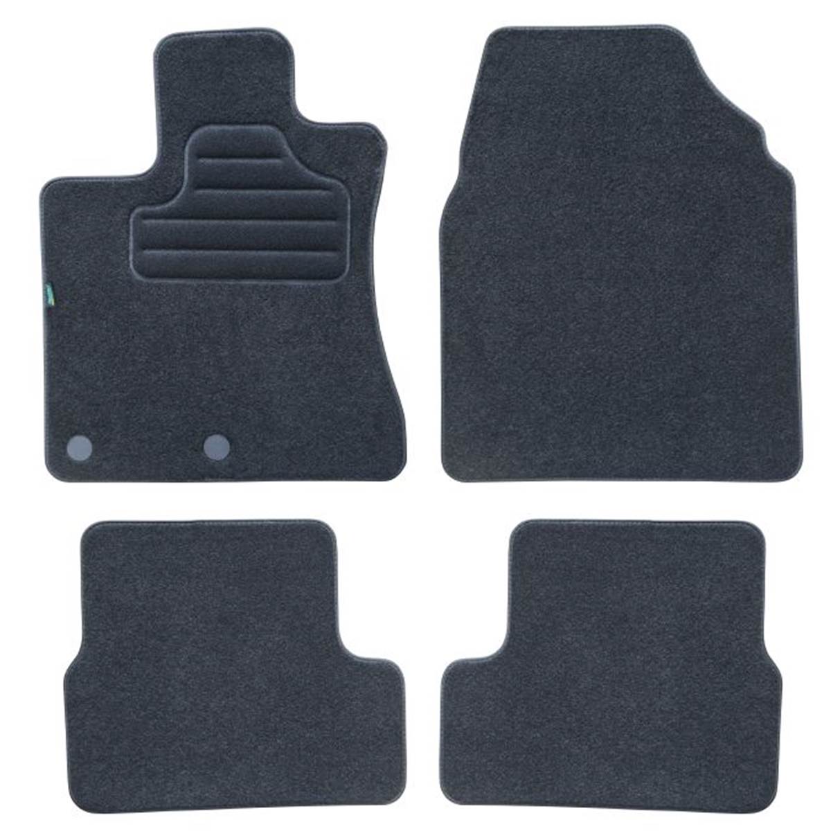 Tapis (4 pièces) Sur Mesure Pour Nissan Qashqai De 2007 À 2013 Feu Vert