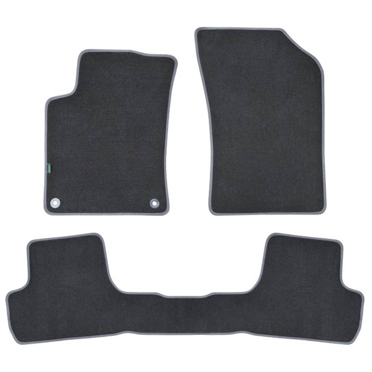 Tapis (3 pièces) Avec Pont Sur Mesure Pour Citroën C3 Version 2 & Ds3 Feu Vert Premium