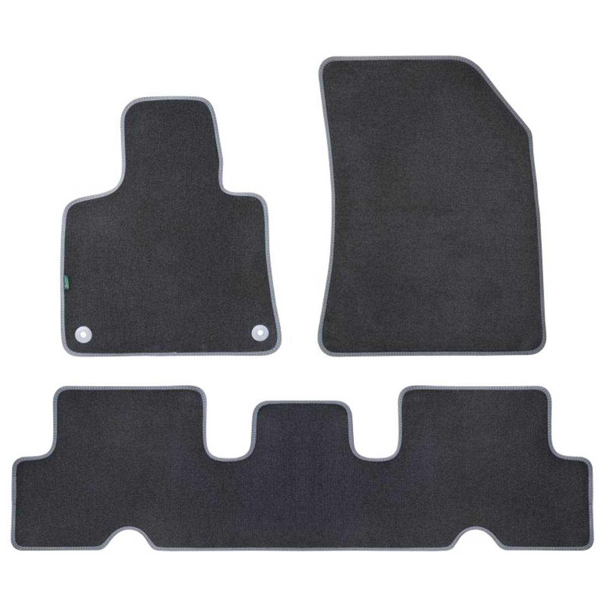 Tapis (3 pièces) Avec Pont Sur Mesure Pour Citroën C4 Picasso 2 Feu Vert Premium