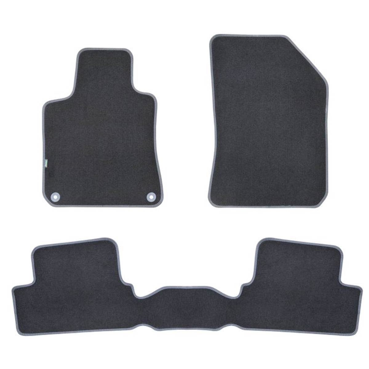 Tapis (3 pièces) Avec Pont Sur Mesure Pour Peugeot 308 Version 2 Feu Vert Premium