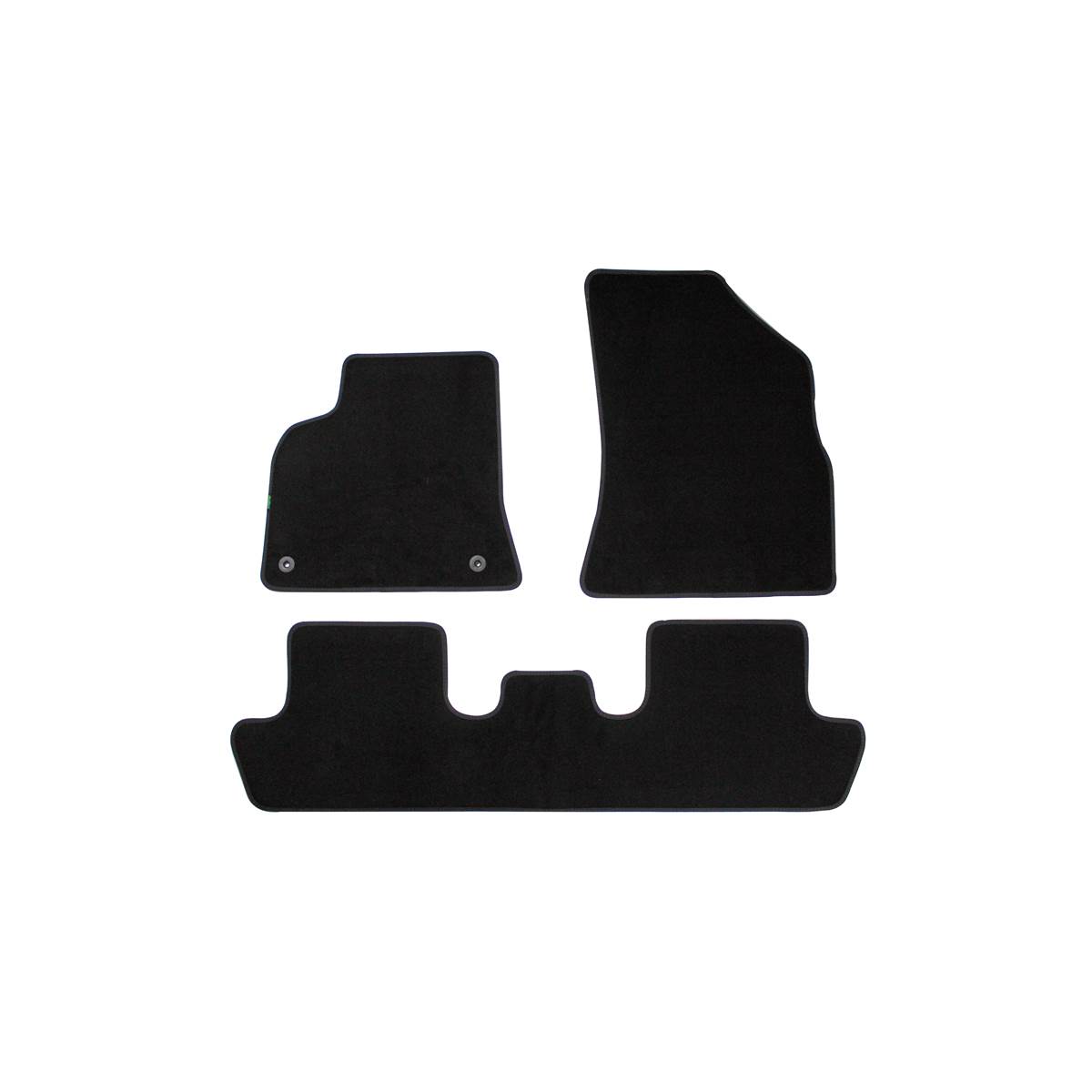 Tapis (3 pièces) Avec Pont Sur Mesure Pour Peugeot 3008 I & 5008 I