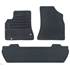 3 tapis sur mesure moquette noire pour Citroën Berlingo Peugeot Partner II Feu Vert