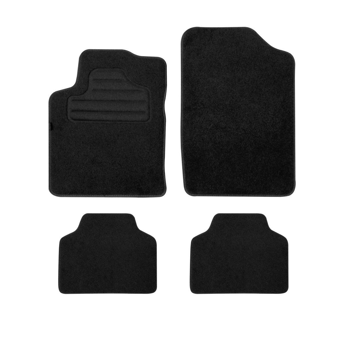 Tapis (4 pièces) Adaptés Constructeur Pour Véhicules Peugeot Feu Vert