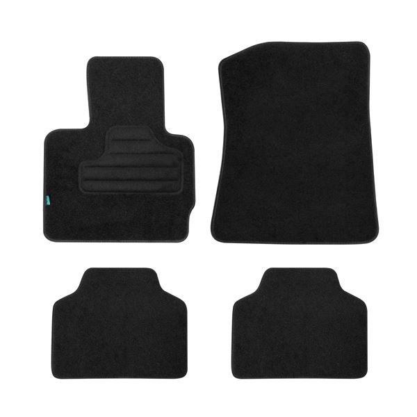 4 tapis adaptés constructeur pour BMW Feu Vert