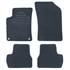 4 tapis sur mesure moquette noire pour Citroën C3 II DS3
