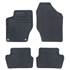 4 tapis sur mesure moquette noire pour Peugeot 308 I Feu Vert