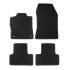 Jeu de tapis sur mesure moquette tuftée bouclée noire pour Peugeot 208 II & 2008 II Feu Vert Premium