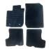 4 tapis sur mesure moquette noire pour Dacia Sandero II