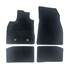 4 tapis sur mesure moquette noire pour Dacia Duster II/III Feu Vert