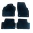 4 tapis sur mesure moquette noire pour Volkswagen Polo VI Feu Vert