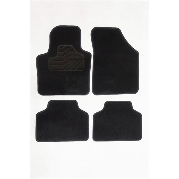 4 tapis adaptés constructeur pour véhicules Volkswagen/Seat/Skoda Feu Vert