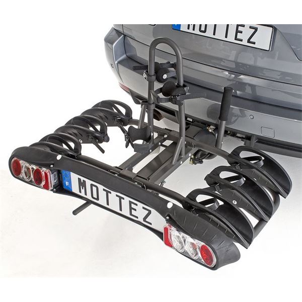Porte-vélos attelage Mottez Apollon - 3 vélos