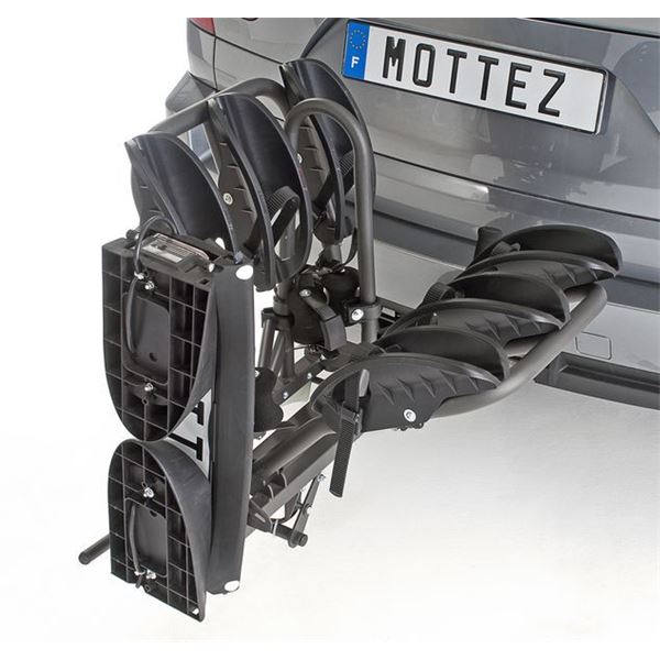 Porte-vélos attelage Mottez Apollon - 3 vélos