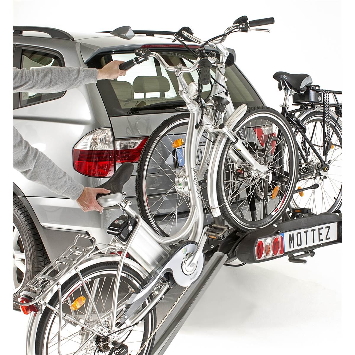 Porte vélos attelage mottez zeus pour 2 vélos Clearance