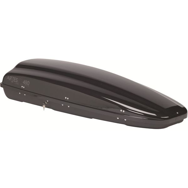 Coffre long Arjes Noir 480