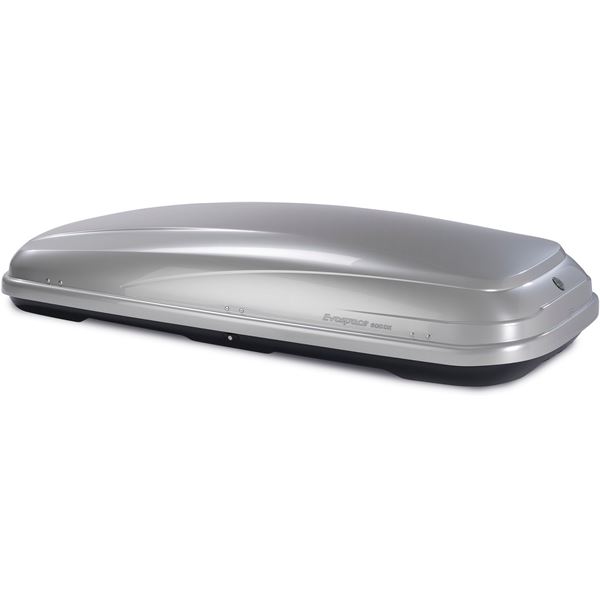 Coffre de toit FEU VERT Prem Evospace 600DX Gris Argent 550 L
