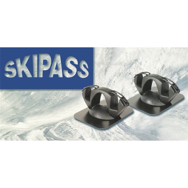 Porte Ski magnétique SHARK - 2 paires de skis ou 2 snowboards ou 1