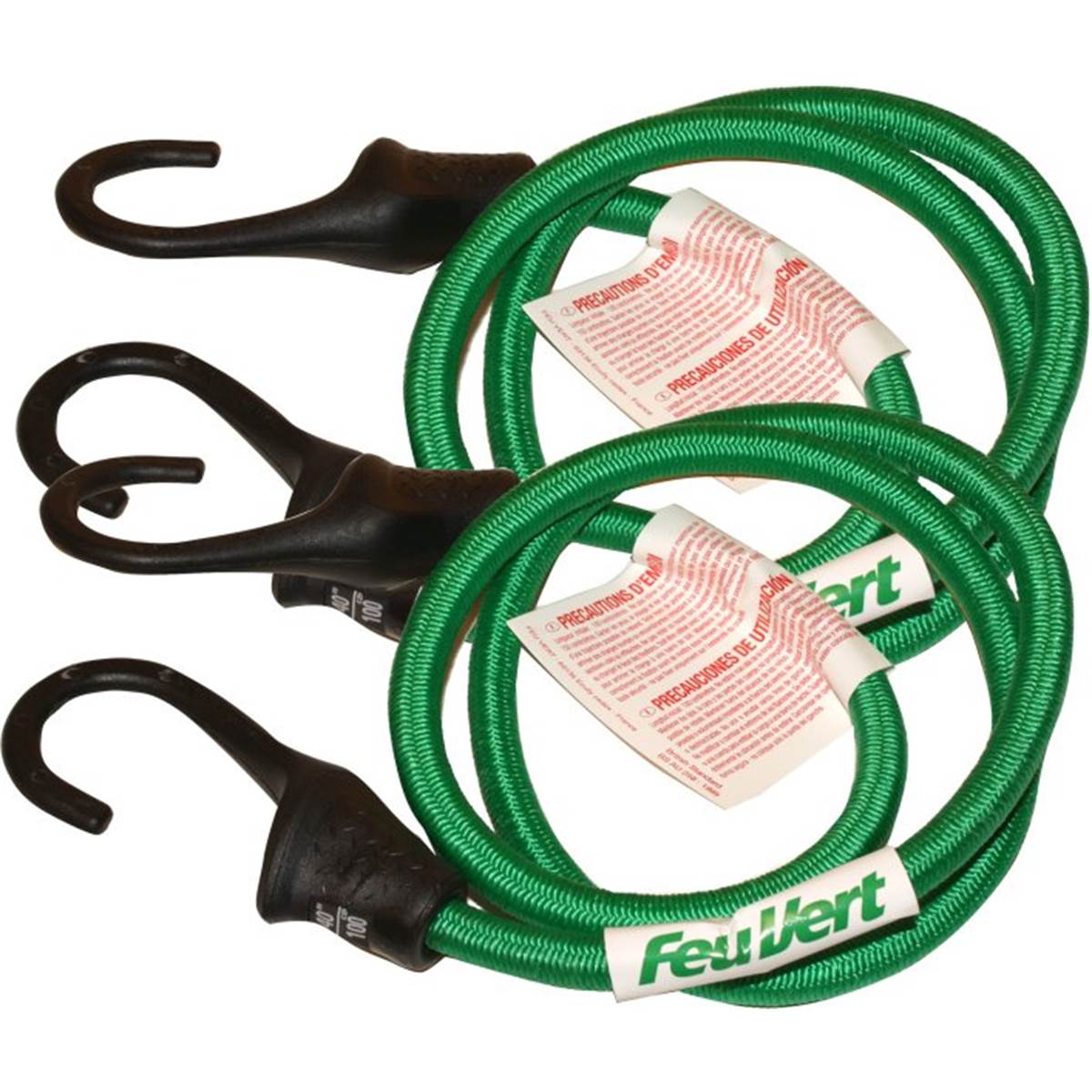 2 Tendeurs Sandows Réglables Feu Vert 1,2 M