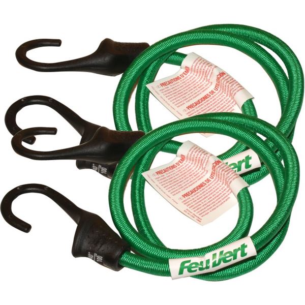 2 tendeurs sandows réglables Feu Vert 1,2 m