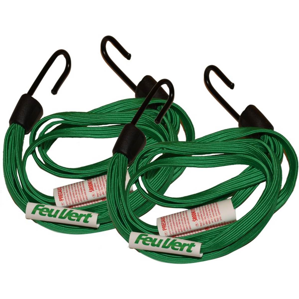 2 Tendeurs Sandows Plats Feu Vert 70 Cm