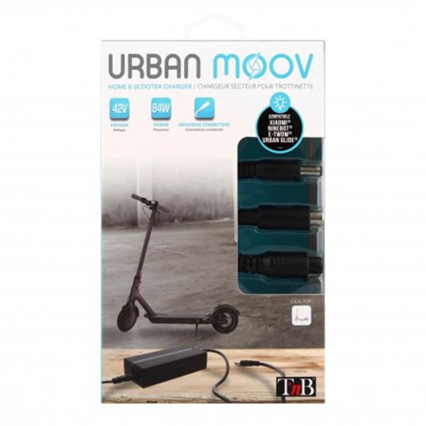 Chargeur universel URBAN MOOV pour trottinettes électriques