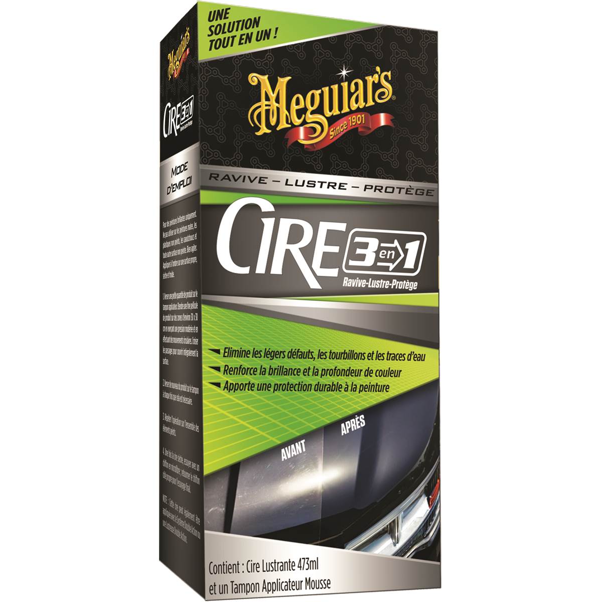 Cire Lustrante 3 En 1 Meguiar's 473 Ml