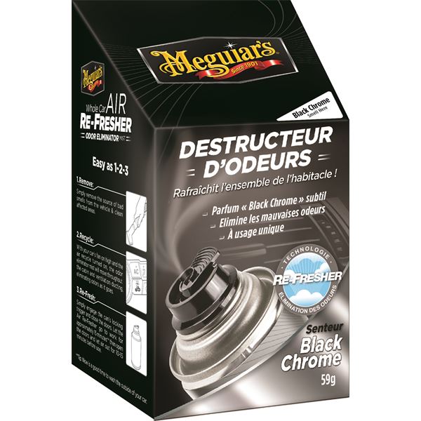 Destructeur odeur black chrome MEGUIAR'S